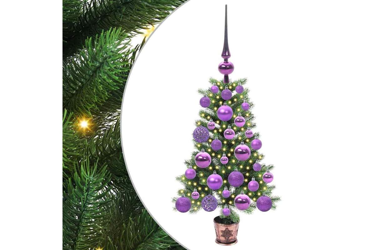 Vidaxl Christmas Tree With 150 Leds With Stand Green 65 Cm Pe
