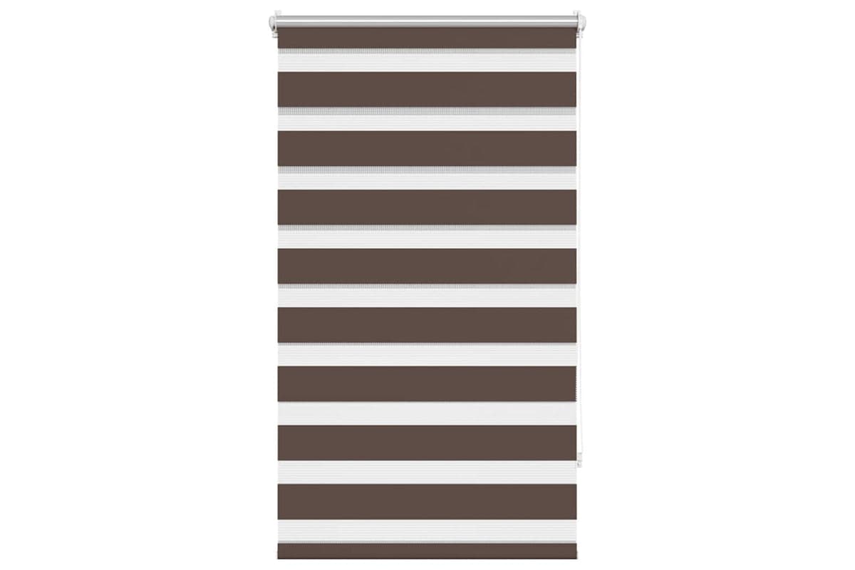 vidaXL 240197 Zebra Blind 70 X 120cm Coffee