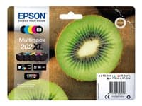 EPSON - Multipack 202XL - 5-pack - high capacity - black, yellow, cyan, magenta, photo black - original - ink cartridge