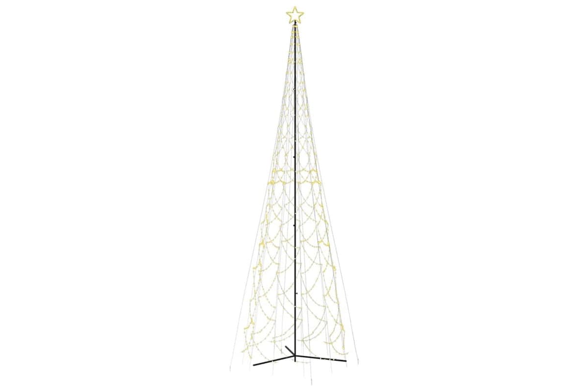 Vidaxl Christmas Cone Tree Warm White 3000 Leds 230x800 Cm