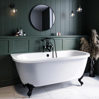 Park Royal Freestanding Double Ended Back to Wall Bath