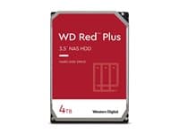 WESTERN DIGITAL - WD Red Plus - Hard drive - 4 TB - internal - 3.5" - SATA 6Gb/s - 5400 rpm - buffer: 128 MB