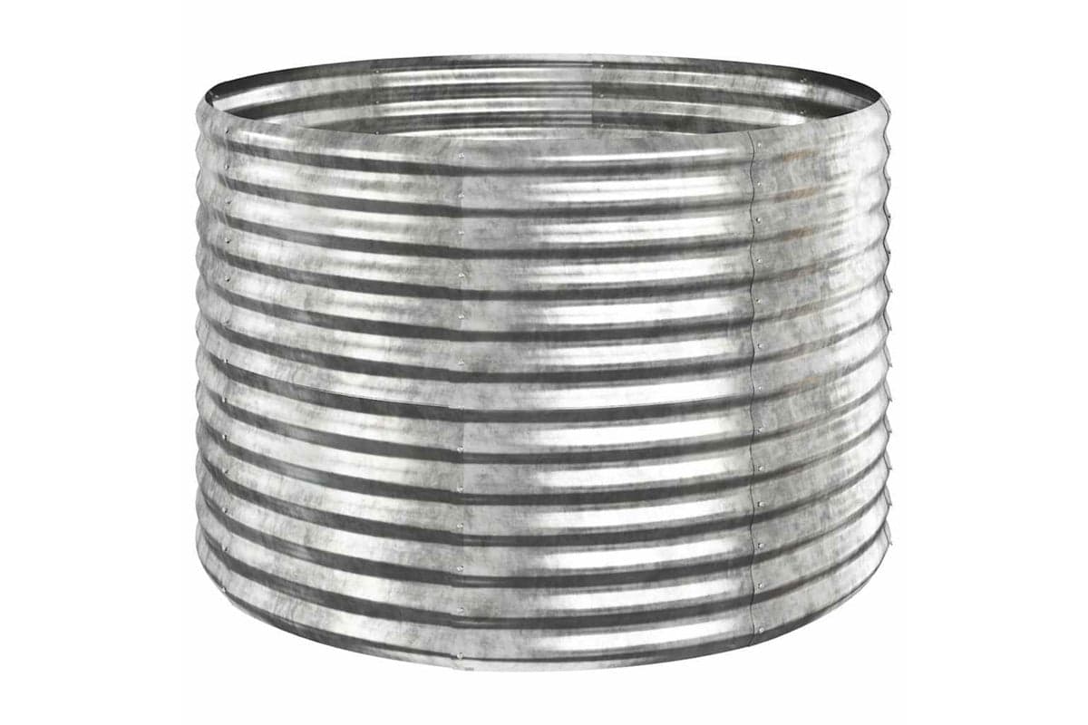 vidaXL 319057 Garden Raised Bed Powder-coated Steel 100x100x68cm Silver
