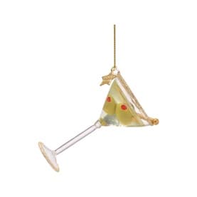 Classic Martini Cocktail Glass Tree Decoration 6cm