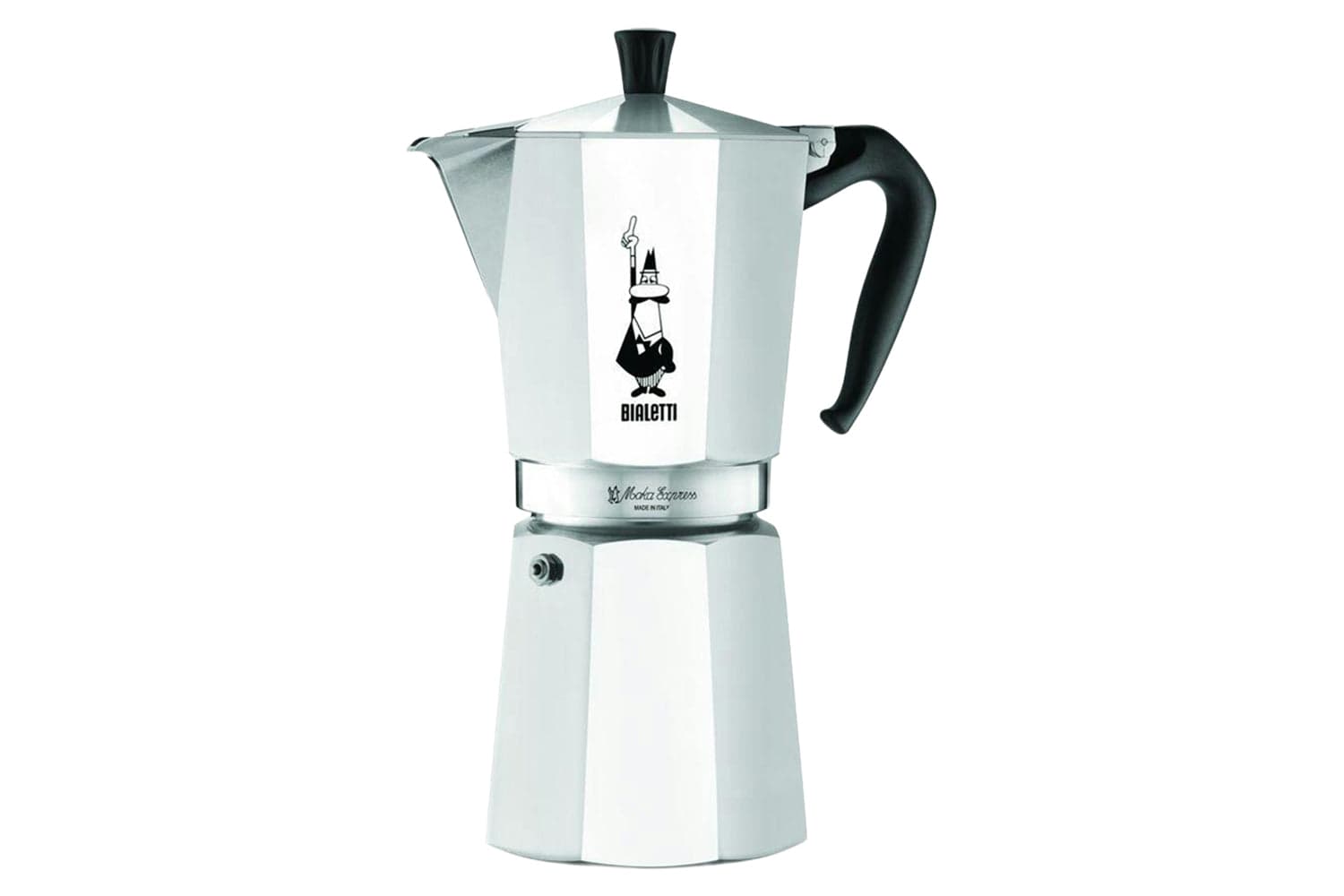 Bialetti | Moka Express Traditional Italian Moka Pot | 12 Cup | Silver