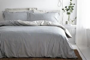 Yard | Hebden Duvet Cover Set | Navy | Super King