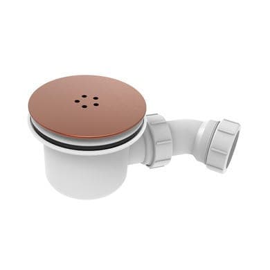 GRADE A1 - 90mm Brushed Bronze Shower Tray Waste