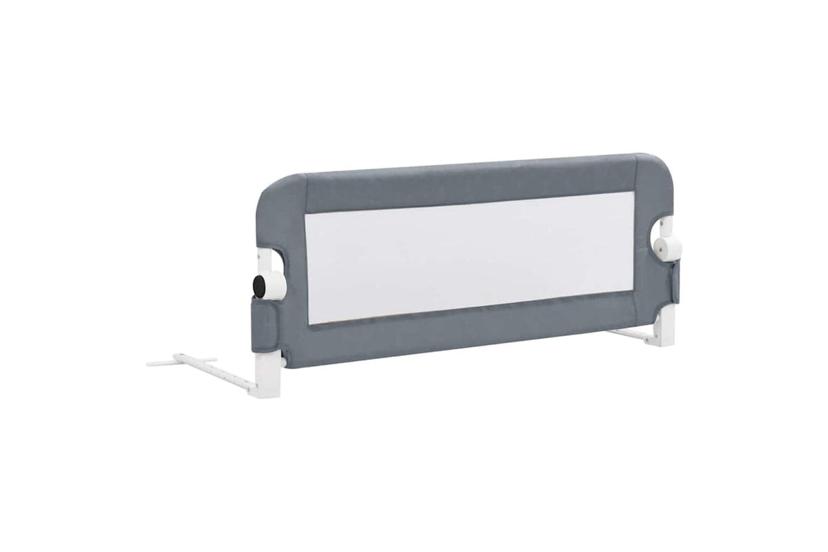 Vidaxl Toddler Safety Bed Rail Grey 102x42 Cm Polyester