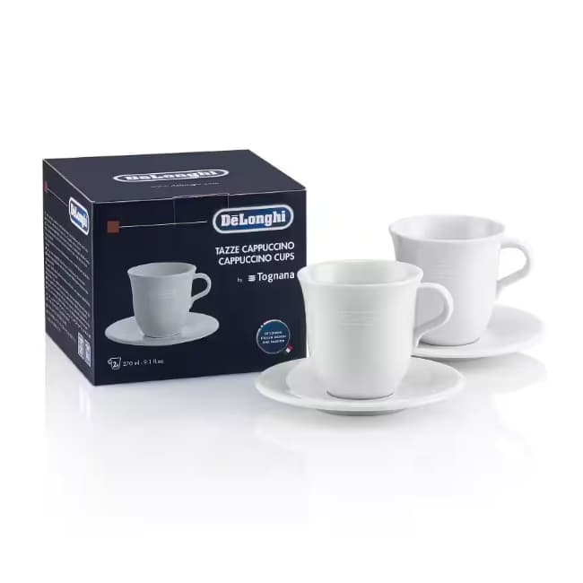 Delonghi Porcelain Cappuccino Cups X2 | DLSC309