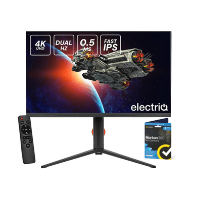 electriQ 27" Fast IPS Dual Mode 4K UHD 160Hz Full HD 320Hz 0.5ms Gaming Monitor