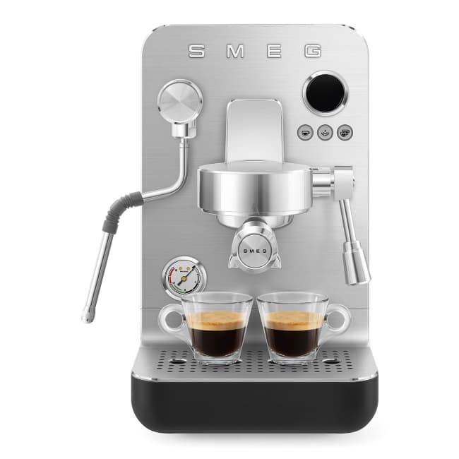 Smeg Mini Pro Espresso Coffee Machine - Matt Black | EMC02BLMUK