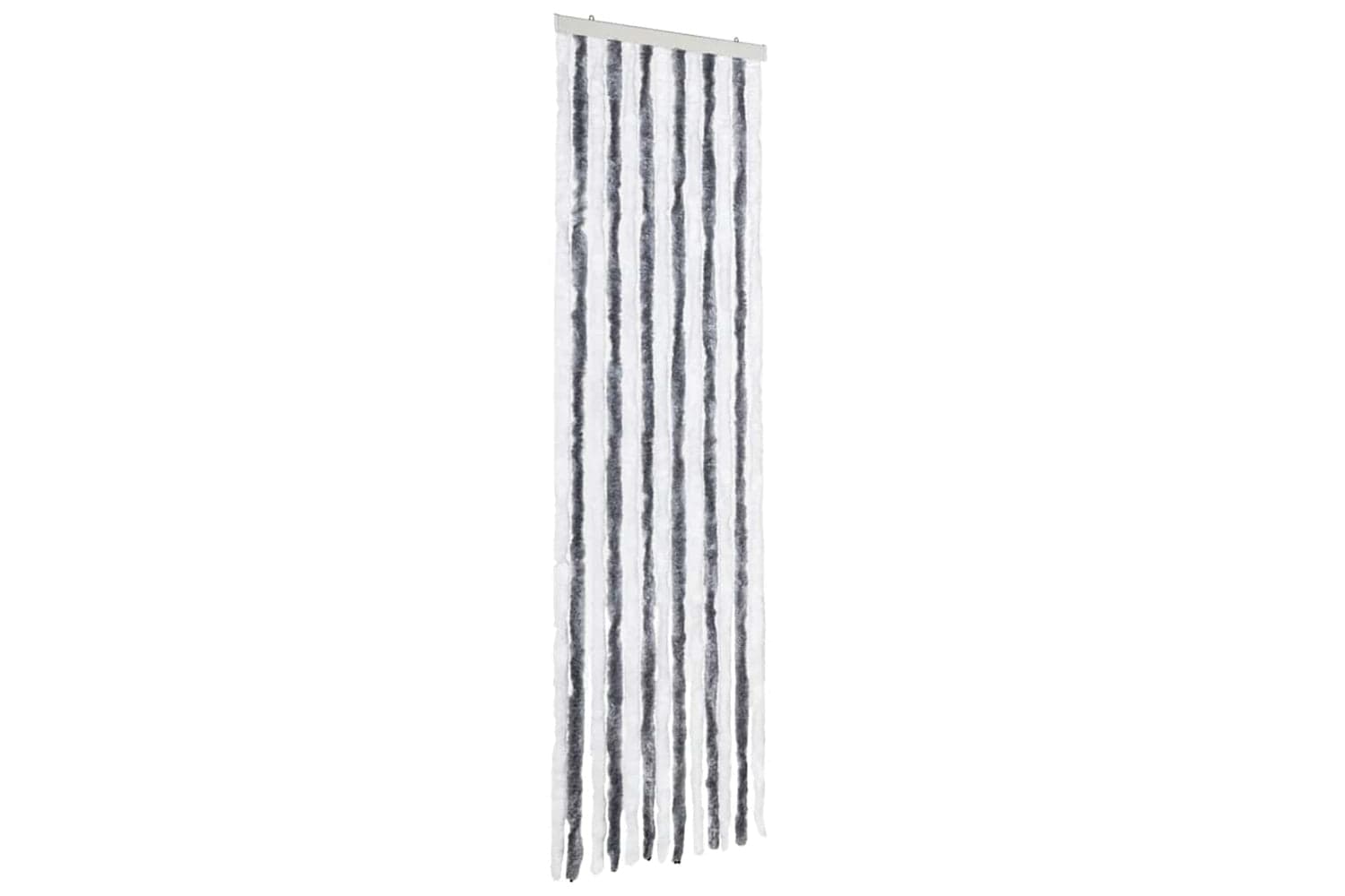 vidaXL Insect Curtain Grey And White 56x200cm Chenille