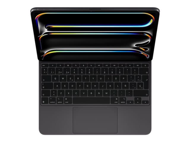 APPLE - Magic Keyboard - Keyboard and folio case - with trackpad - backlit - Apple Smart connector - QWERTY - Spanish - black