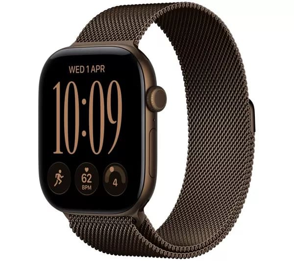 APPLE Watch Series 12 - 46 mm Dark Bronze Aluminum Case with Dark Bronze Milanese Loop, M/L