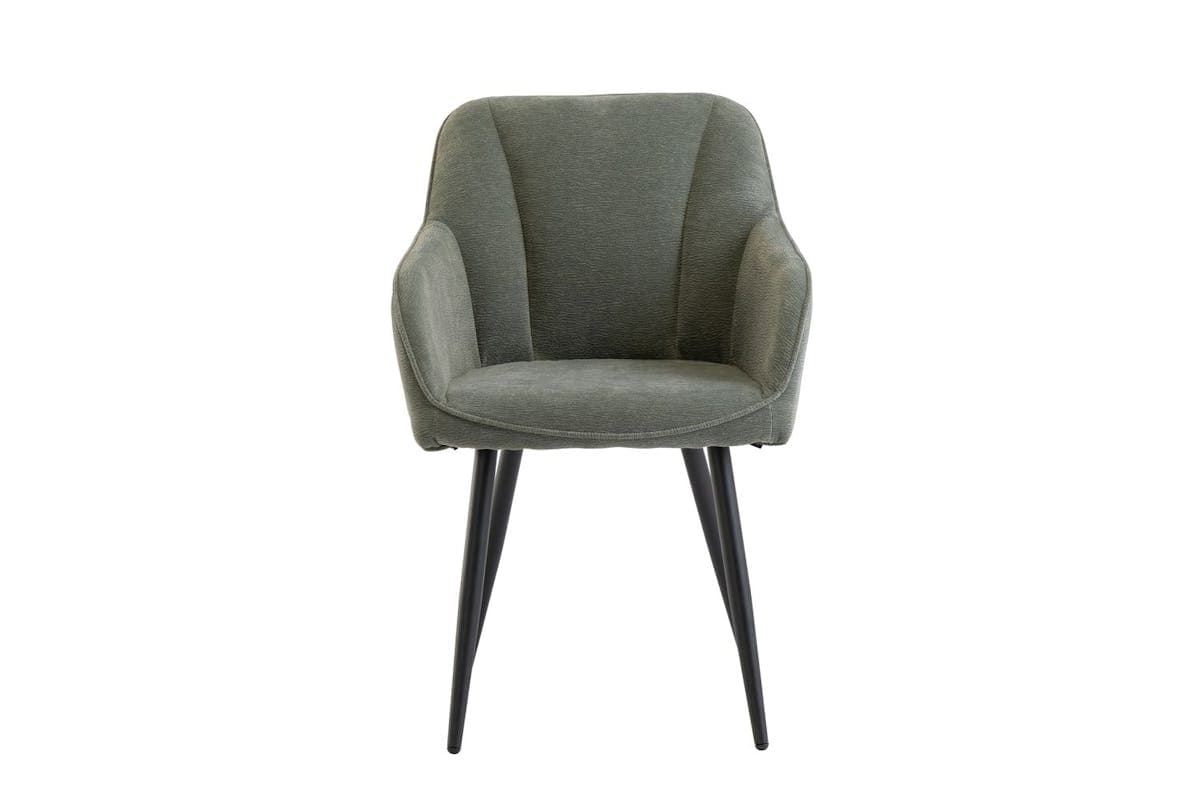 Hugo Dining Chairs | Green | Set of 2
