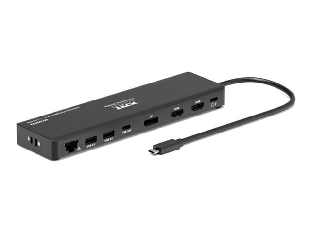 PORT DESIGNS - PORT connect Professional Docking USB-C 1 X 4K ++ TRAVEL - docking station - USB-C 3.1 Gen 2 - DP, 2 x HDMI - 1GbE