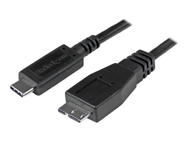STARTECH.COM - StarTech USB C to Micro USB Cable - 3 ft / 1m - USB 3.1 - 10Gbps - Micro USB Cord - USB Type C to Micro USB Cable (USB31CUB1M) - USB-C cable - USB-C to Micro-USB Type B - 1 m