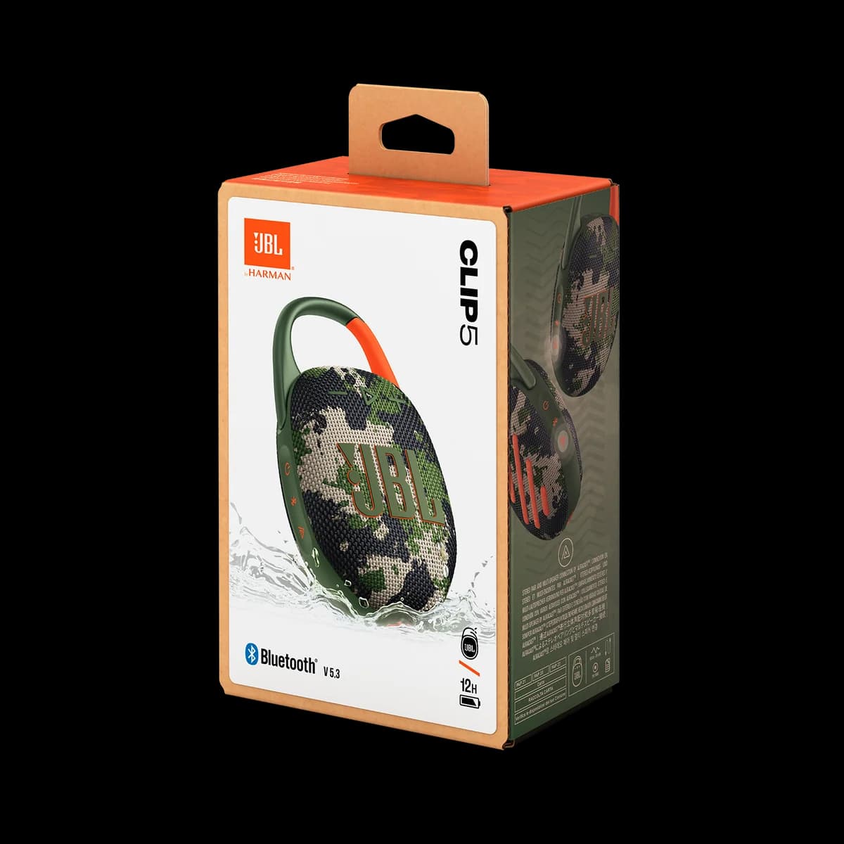 JBL Clip 5 Portable Bluetooth Speaker | JBLCLIP5SQUAD