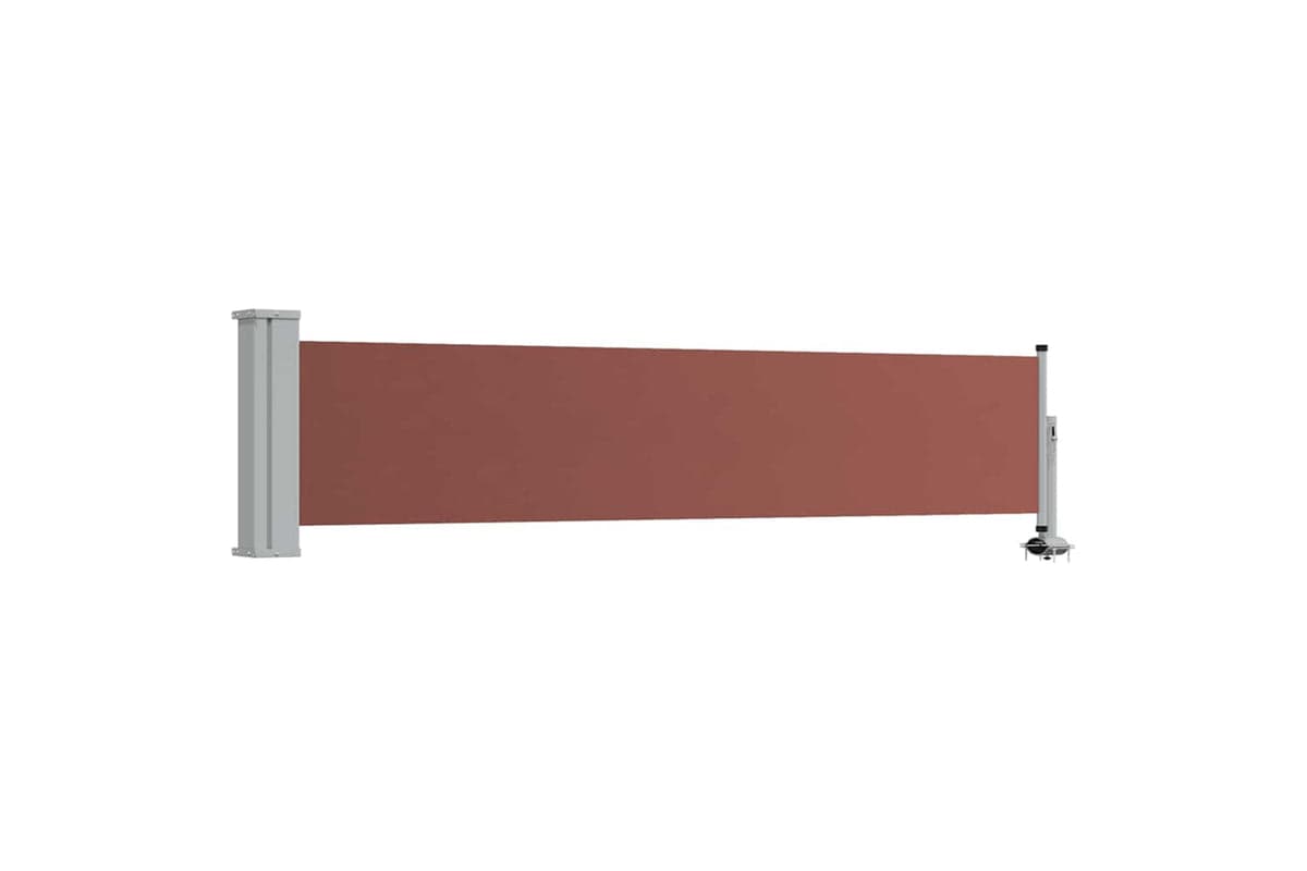vidaXL 48355 Patio Retractable Side Awning 60x300cm Brown
