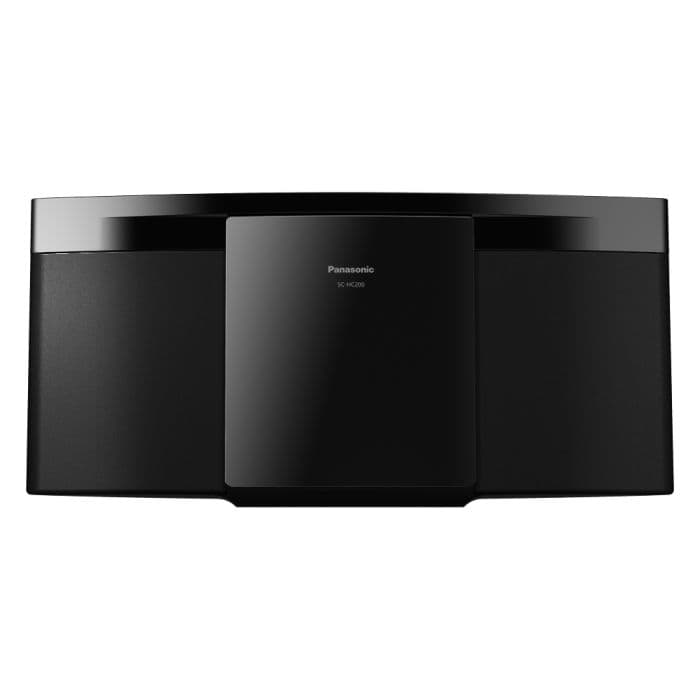 Pansonic SCHC200EBK, Bluetooth Flat Panel Hi-Fi System, Black