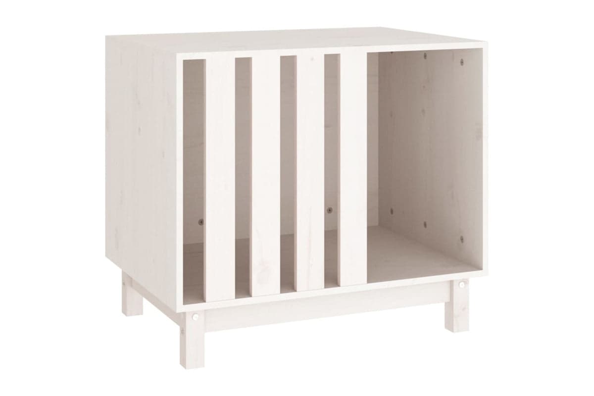 vidaXL 822482 Dog House White 70x50x62cm Solid Wood Pine