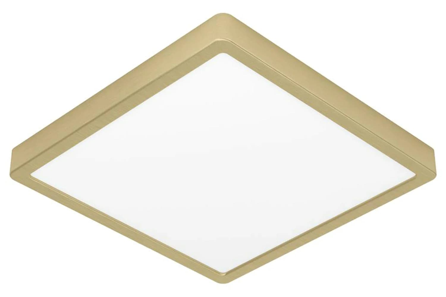 Eglo | Fueva Surface Mounted Square Ceiling Light | Gold