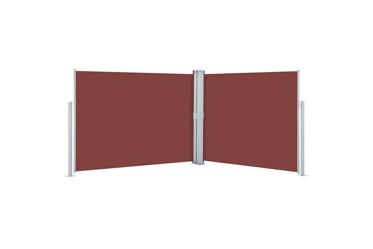 vidaXL 48487 Retractable Side Awning Brown 140x1000cm
