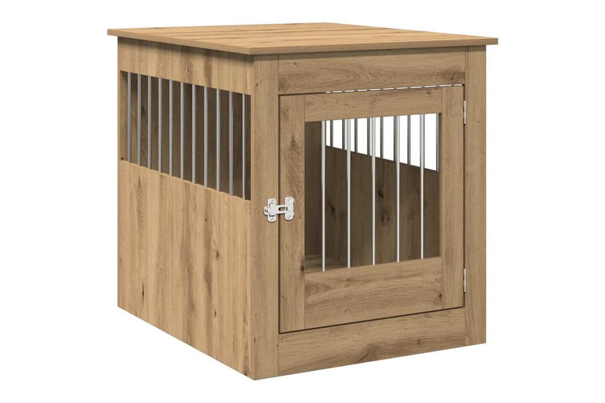 Vidaxl Dog Crate Furniture Artisan Oak 645x80x71 Cm Engineered Wood