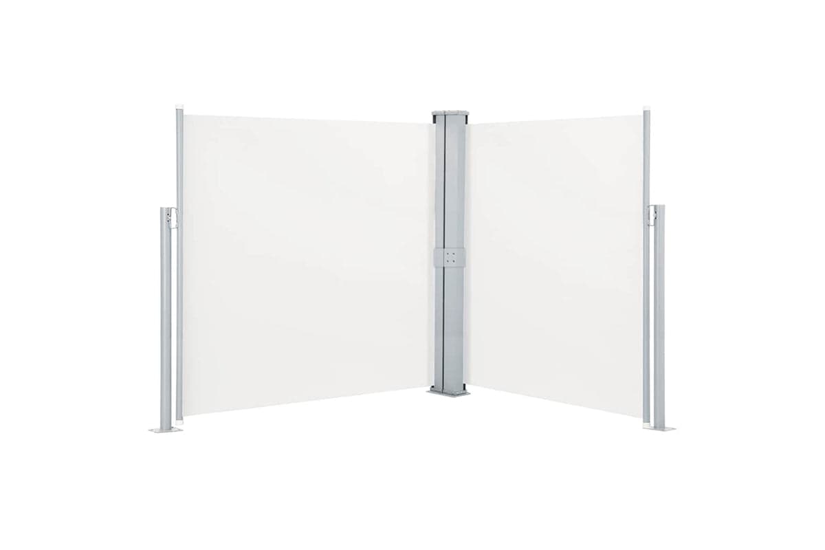 vidaXL 48467 Patio Retractable Double Side Awning 170x600cm Cream