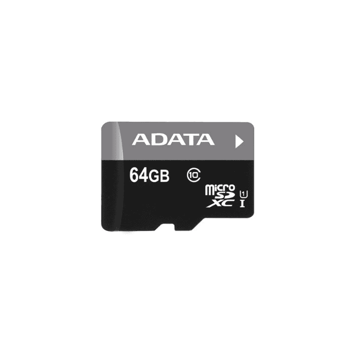 ADATA AUSDX64GUICL10A1RA1, 64GB, Micro SDXC/SDHC w/ Adapter