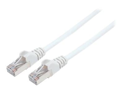 INTELLINET - Network Patch Cable, Cat6, 3m, White, Copper, S/FTP, LSOH / LSZH, PVC, RJ45, Gold Plated Contacts, Snagless, Booted, Lifetime Warranty, Polybag - network cable - 3 m - white