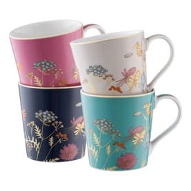 Golden Meadow Set of Four Mugs