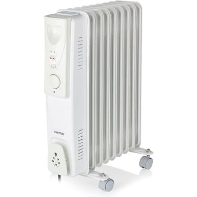 Warmlite WL43004YW 2000W Oil Filled Radiator - White