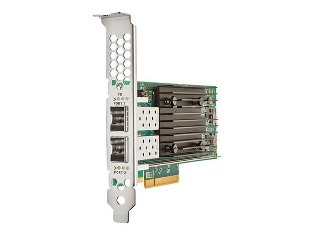 HPE - SN1700Q - Host bus adapter - PCIe 4.0 x8 low profile - 64Gb Fibre Channel (Short Wave) x 2 - for Alletra 4120