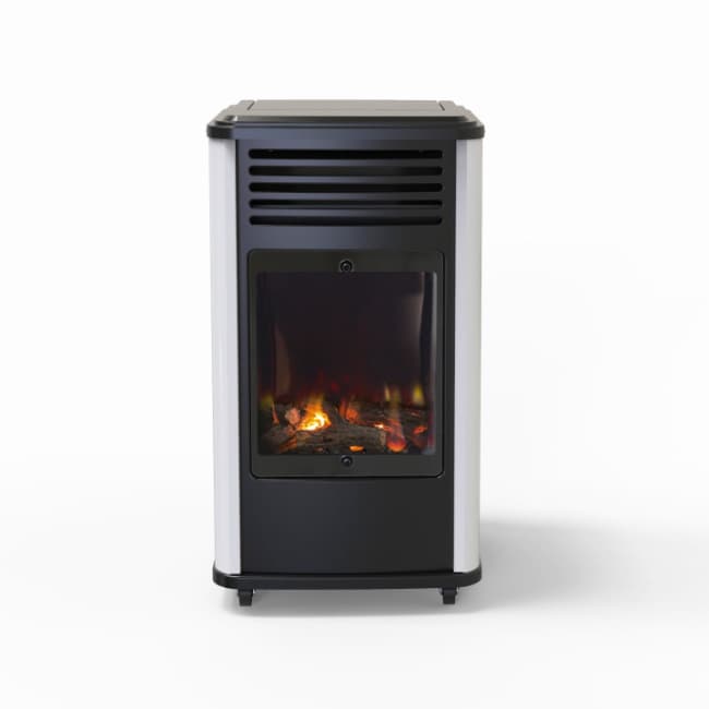 Sahara Manhattan Portable Gas Heater - White | MAHNIR-WH
