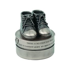 Baby Boy Booties Bronze Trinket Box