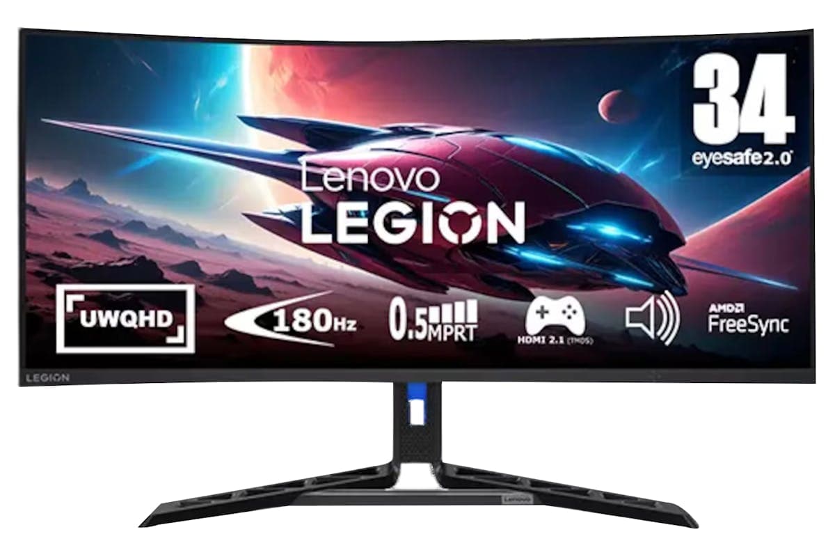 Lenovo Legion R34w-30 34" UWQHD Gaming Monitor | 67C7GACBUK