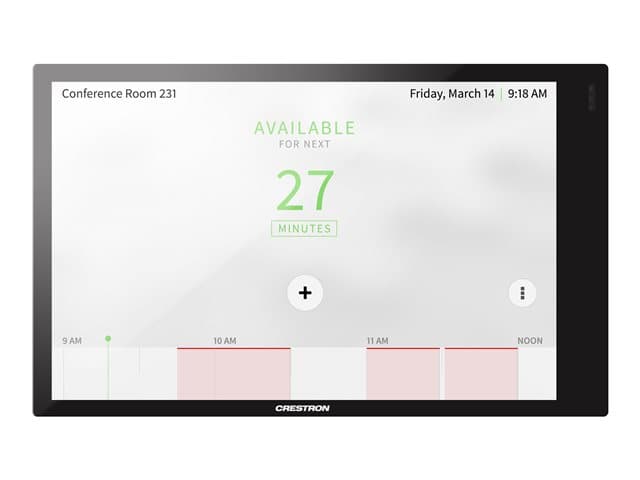 CRESTRON ELECTRONICS - Crestron TSW-770-GV-B-S - control panel with touch screen - 7", wall mount - smooth black - TAA Compliant