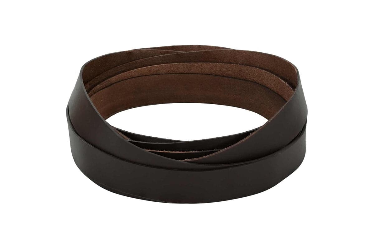Vidaxl Leather Strap 1 Dark Brown 1000 X 35 Cm Leather