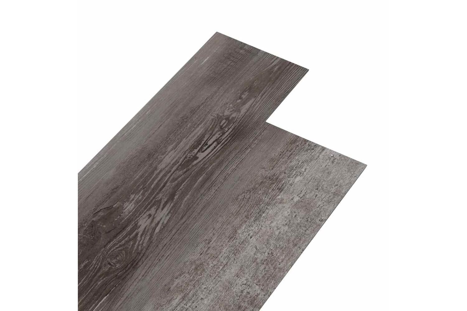 Vidaxl Pvc Flooring Planks 4.46 Sq M 3 Mm Self-adhesive Striped Wood