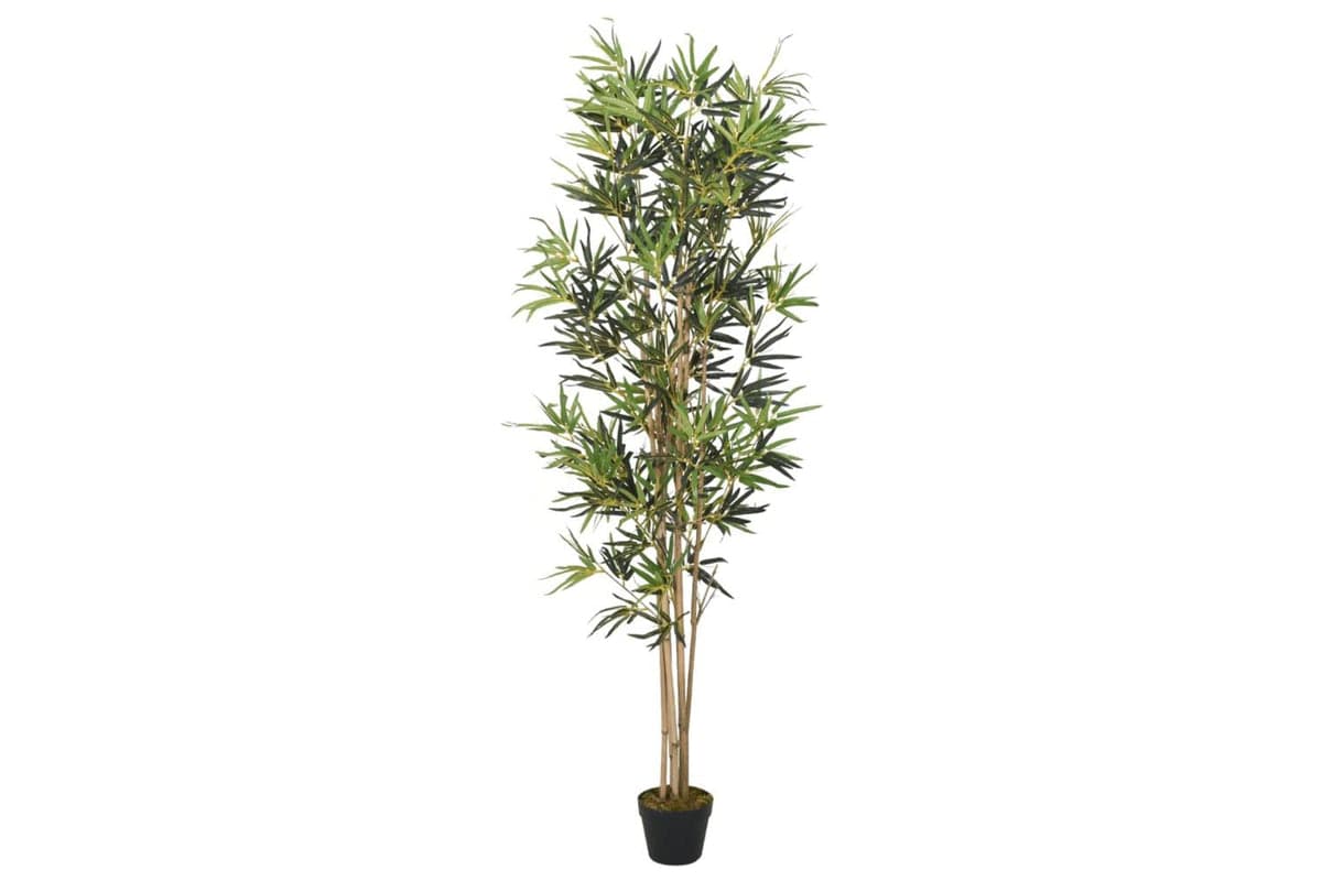 Artificial Bamboo Tree 1104 Leaves 180 Cm Green
