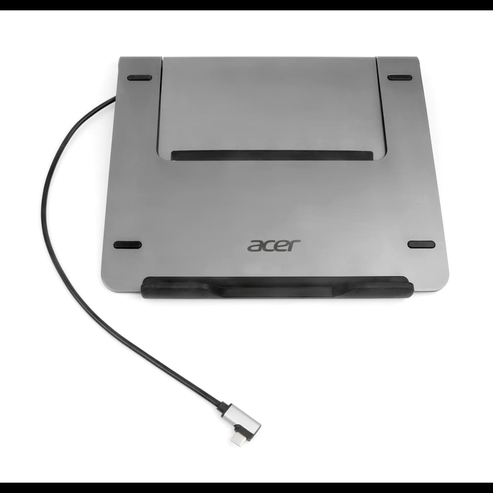 Notebook Stand with a 5 in 1 Docking Station integrated