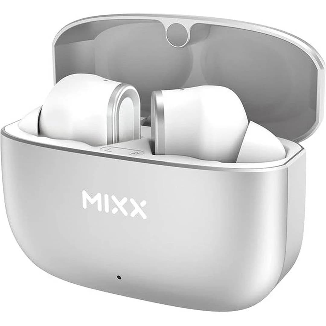 Mixx Streambuds Custom 1 TWS Earphonce Silver White | SBCU-01-SW-363
