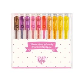 Mini Candy-Coloured Gel Pens 10-Pack