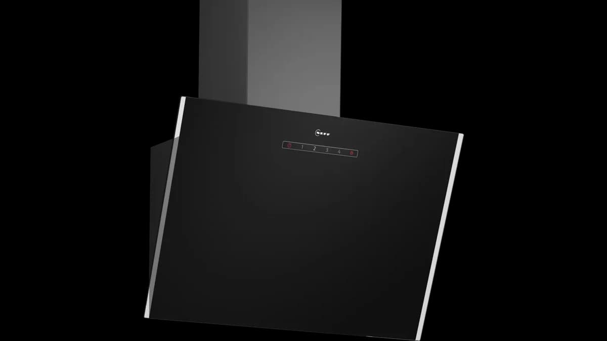 NEFF N30 60cm Angled Glass Cooker Hood - Black | D63IDK1S0B