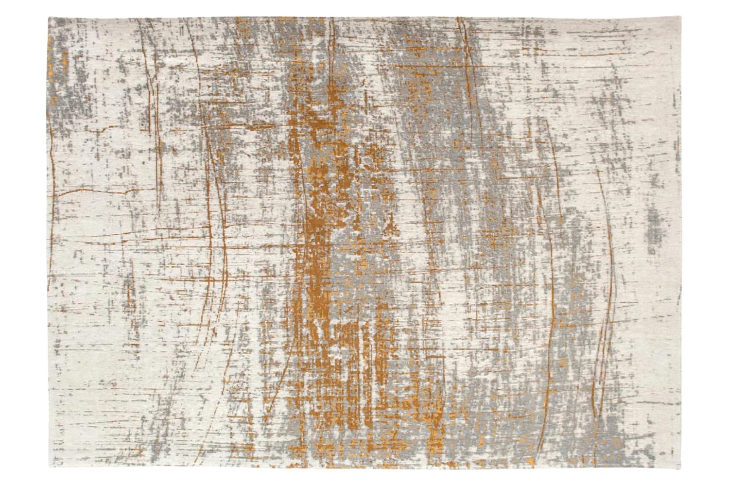 Louis De Poortere | Griff Columbus Gold Eco Rug | Gold/Grey | 200 x 280 cm