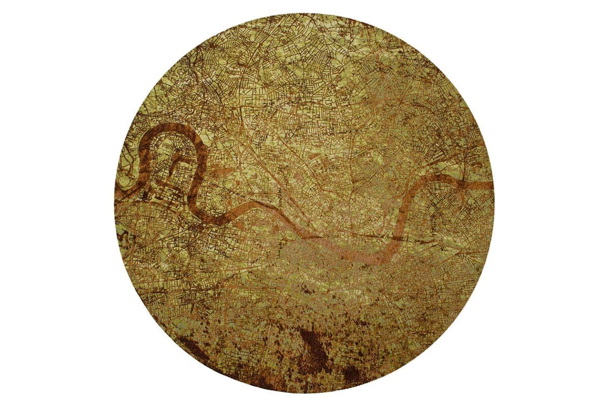 Louis De Poortere | London Indoor Eco Round Rug | Green | 240 x 240 cm