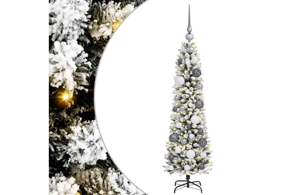 Vidaxl Artificial Christmas Tree With 150 Leds With Stand White 120 Cm