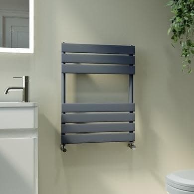 Riace Anthracite Vertical Flat Towel Radiator