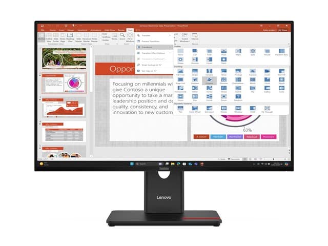 LENOVO - ThinkVision T27-40 - LED monitor - Full HD (1080p) - 27"